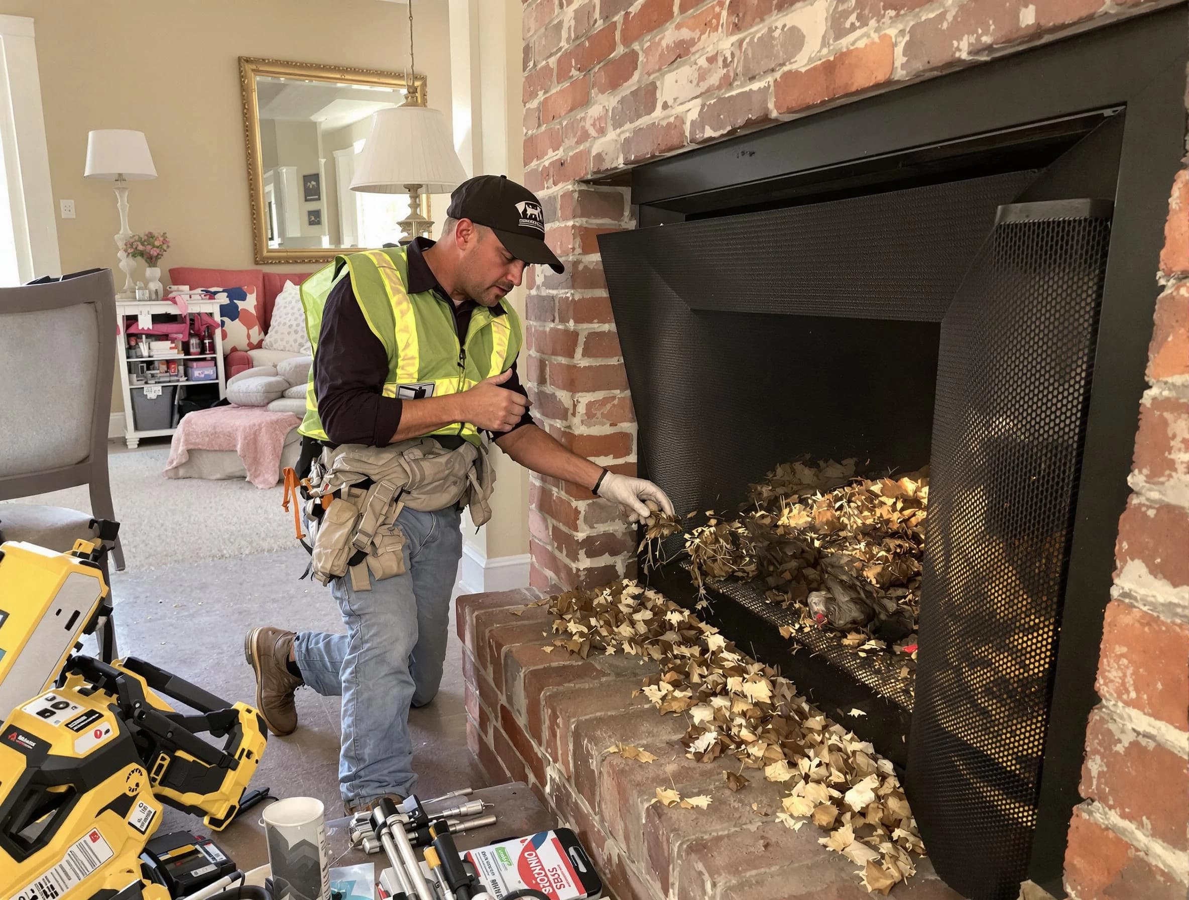 Safe screening installation by Surprise Chimney Sweep in Surprise, AZ