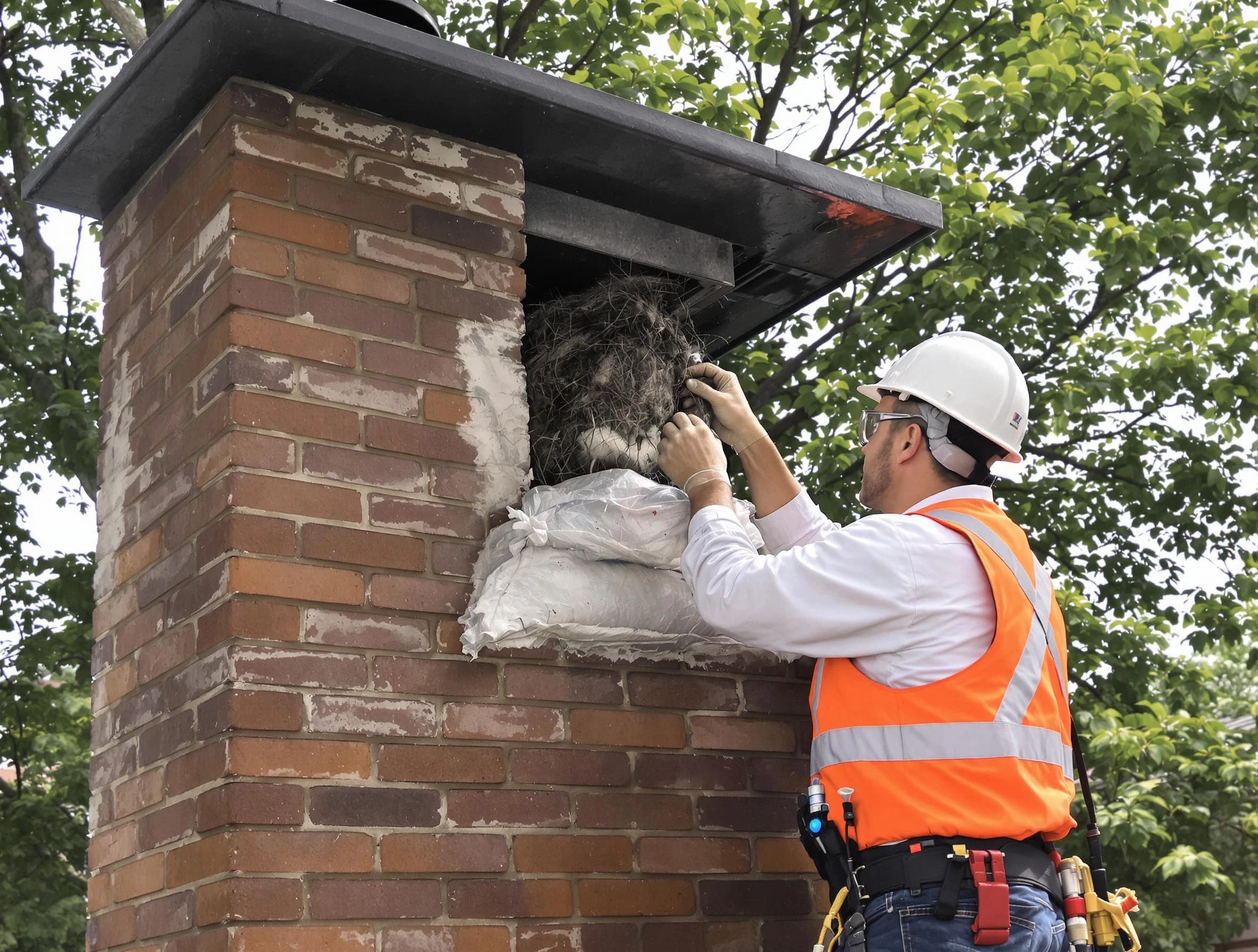 Humane removal of debris and animals by Surprise Chimney Sweep in Surprise, AZ