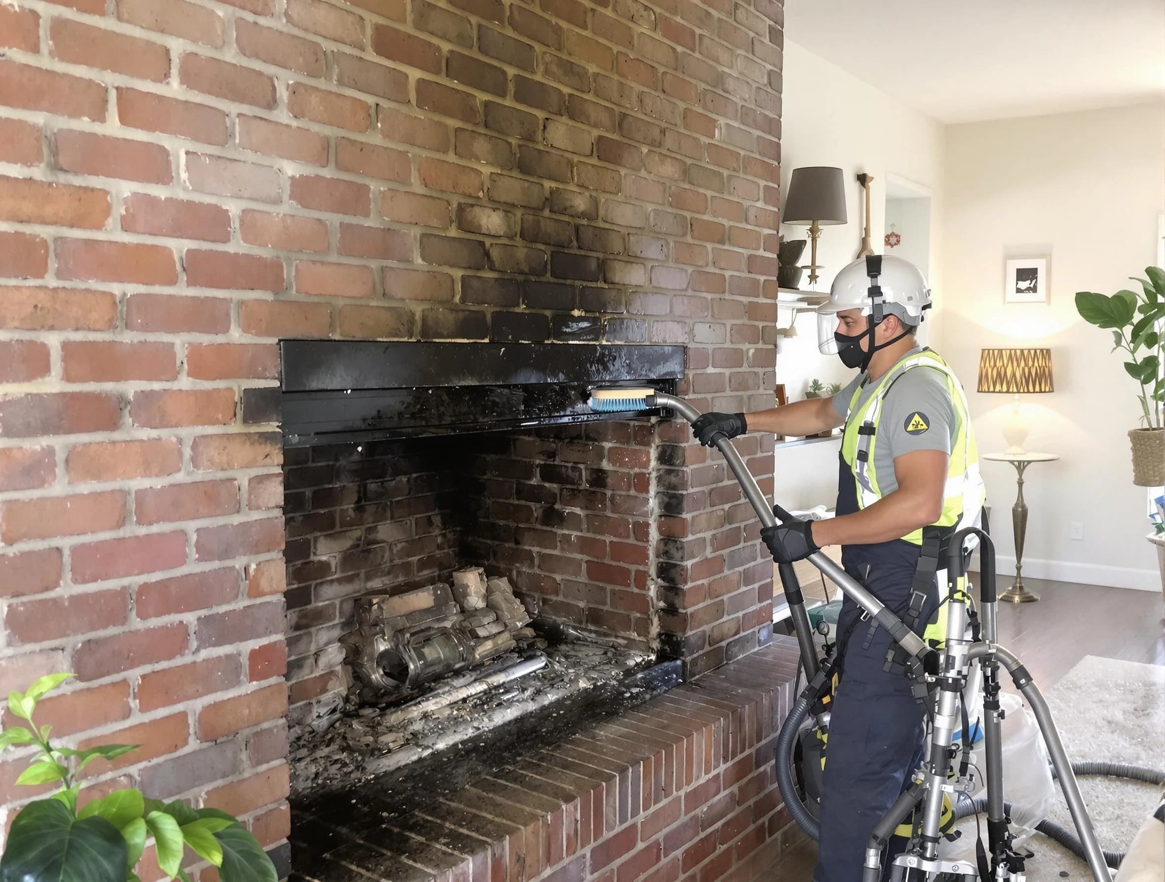 Surprise Chimney Sweep providing fireplace cleaning services in Surprise, AZ