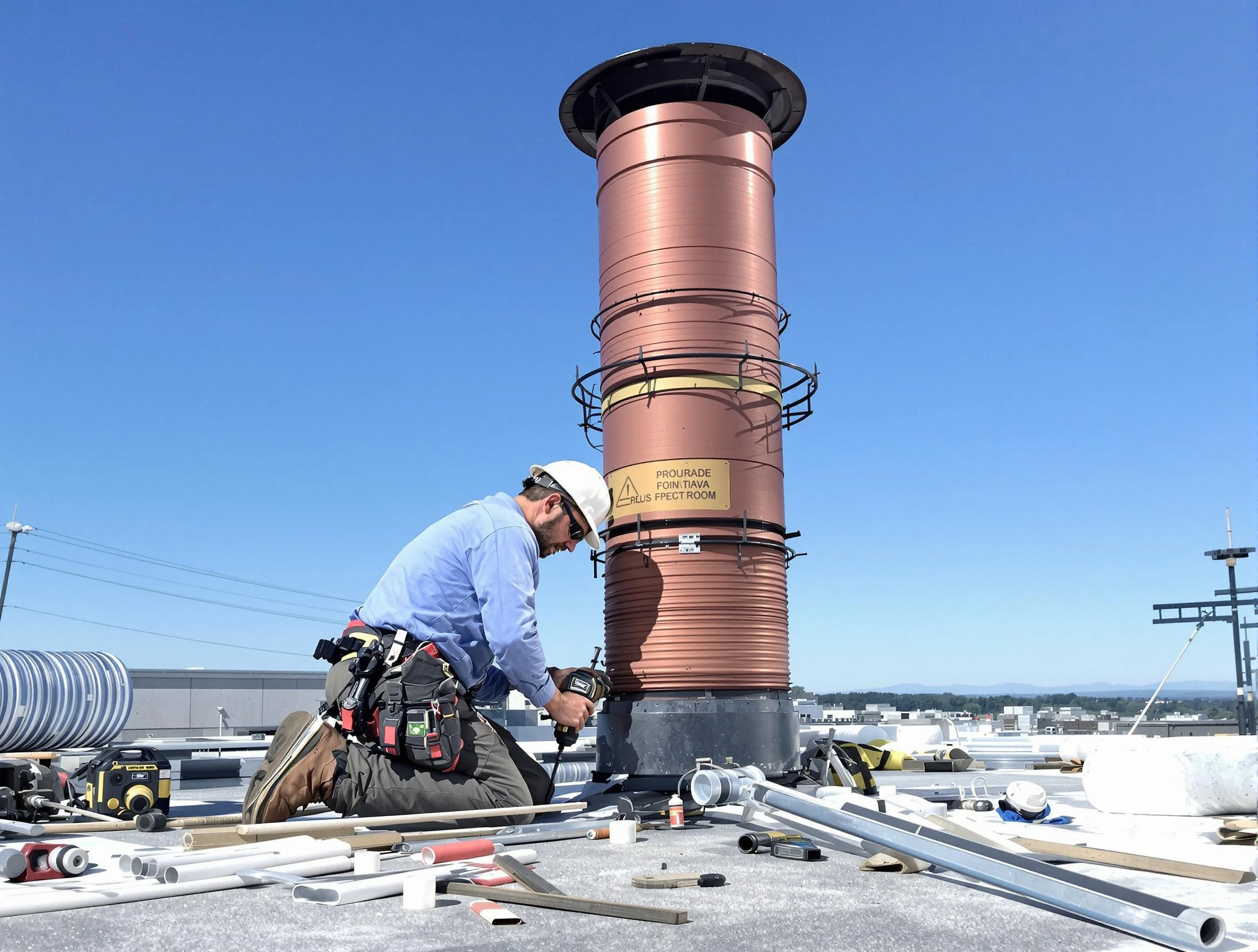 Installed chimney liner by Surprise Chimney Sweep in Surprise, AZ