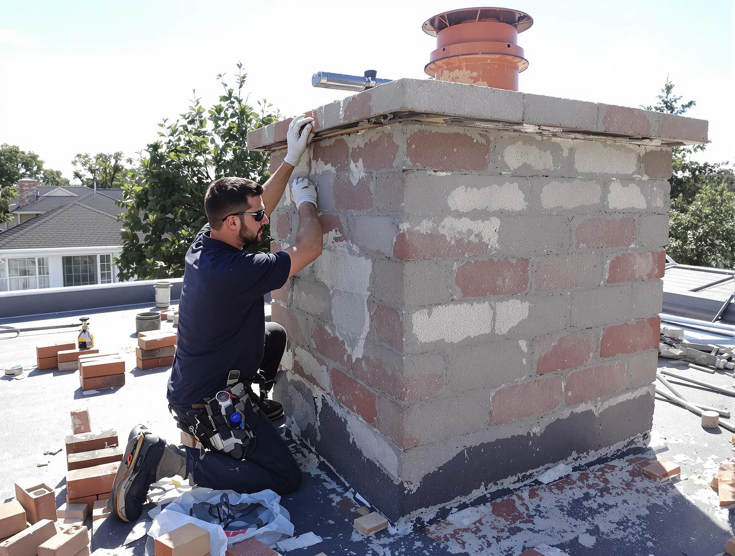 Advanced chimney repair process by Surprise Chimney Sweep in Surprise, AZ